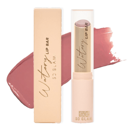 WATERY LIP BAR,ลิปสติกเนื้อกลอสฉ่ำแบบแท่ง, So Glam Watery Lip Bar,So Glam,ไฮยาลิปบาร์soglam